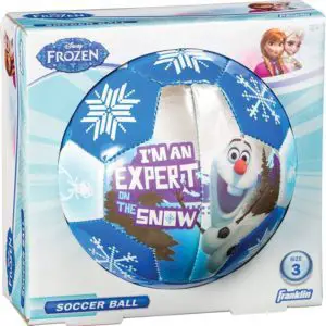 Franklin Sports Disney Frozen Size 3 Soft Foam Air Tech Soccer Ball