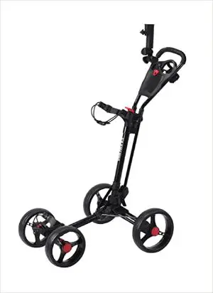 Top Performance Deluxe Compact Four Wheel Push Pull Golf Cart