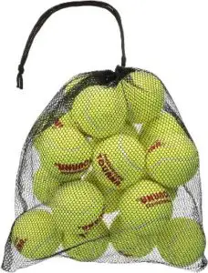 Tourna Mesh Carry Bag of 18 Pressureless Tennis Balls