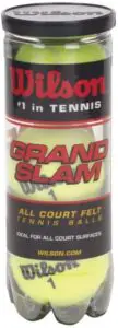 Wilson Grand Slam Extra Duty Tennis Balls (3 Ball Can)