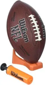 Wilson NFL Enforcer Football with Pump and Tee